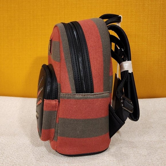 Loungefly Freddy Krueger Nightmare on Elm Street Sweater Mini Backpack NEW - Picture 8 of 12